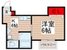 エクセル西新井 1Kの間取り