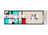 リブリ・江北 1Kの間取り