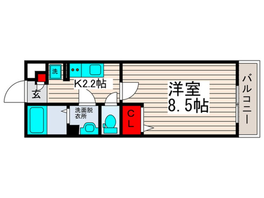 間取図 リブリ・江北