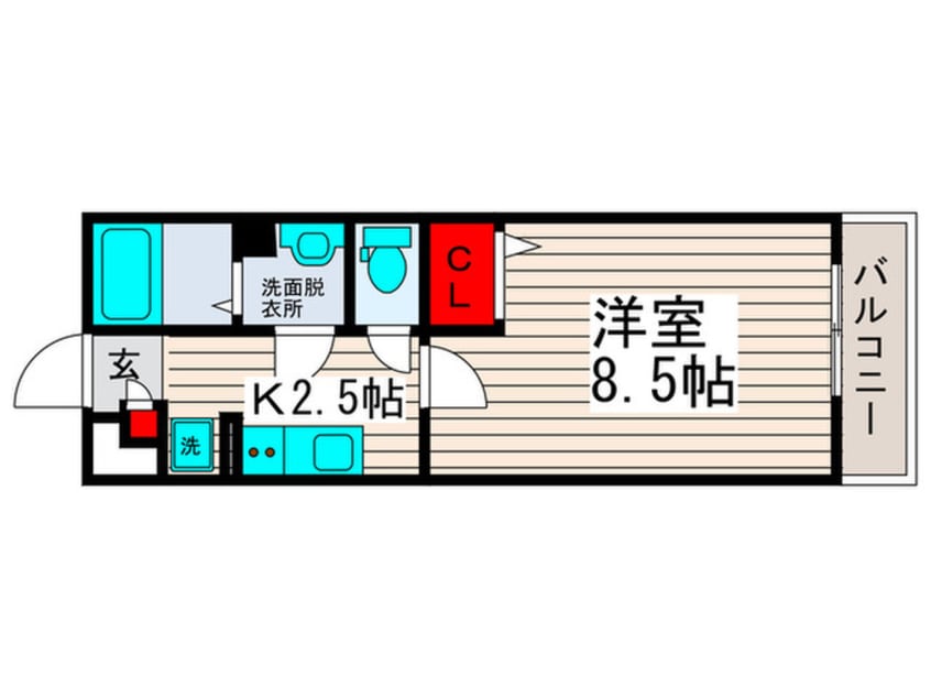 間取図 リブリ・江北