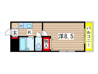 間取図 シャルム春日