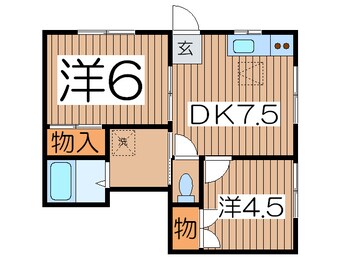 間取図 コ－ポ藤原