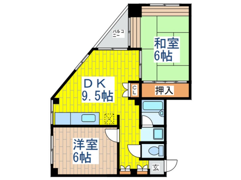 間取図 アクシス池上