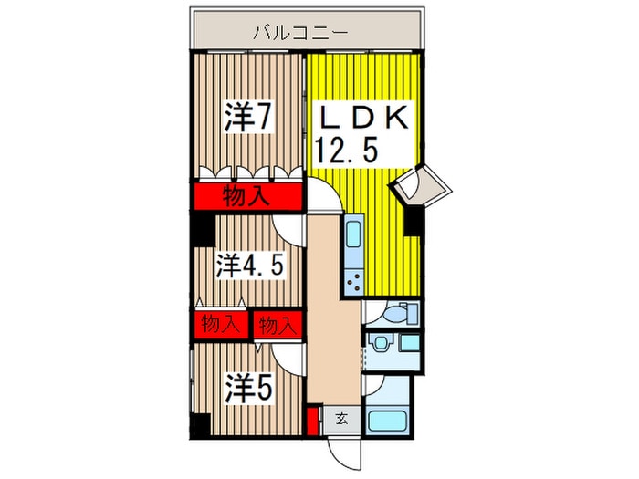 間取り図 リデンテ南浦和