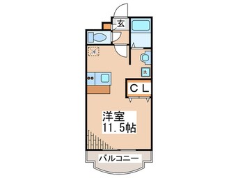 間取図 ブルックスエトワ－ル