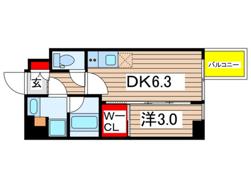 間取図 リビオメゾン新大橋