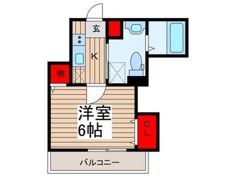 間取図 ウエストガ－デン越谷袋山