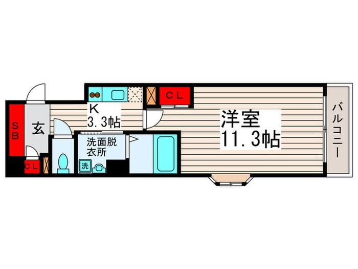 間取り図 第５宝マンション