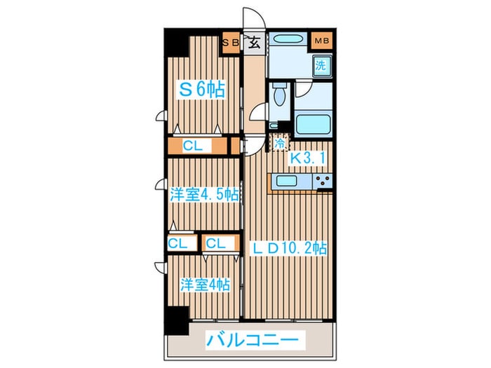 間取り図 ＳＡＳＡＺＵＫＡ　ＴＯＤＡＹ