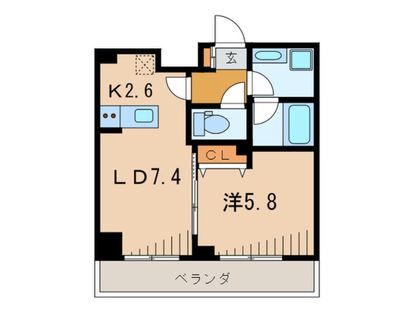間取図 ＳＡＳＡＺＵＫＡ　ＴＯＤＡＹ