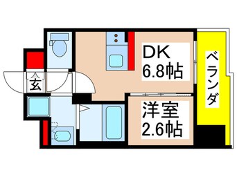 間取図 CAVANA西大島