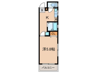間取図 第四アサヒハイツ