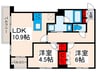 フレンシア田端道灌山 2LDKの間取り