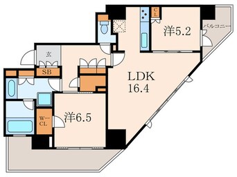 間取図 プライムガーデン西麻布