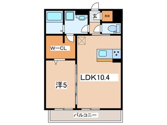 間取図 ラフィネ宿河原