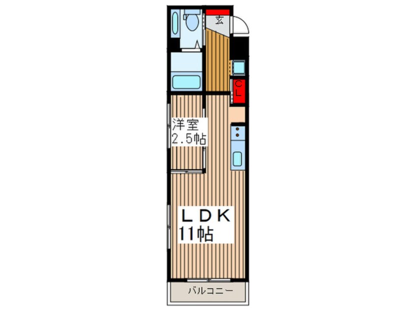 間取図 CROSS COURT NAMIKI