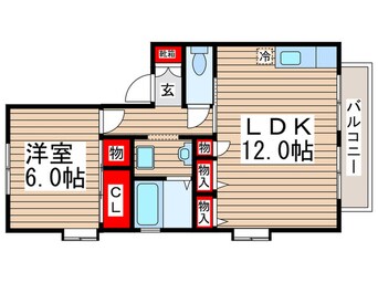 間取図 メゾンドールＢ