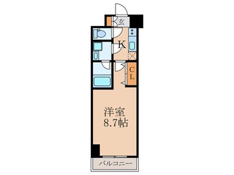 間取図 パティーナ武蔵関(903)