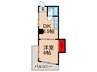栄マンション 1DKの間取り