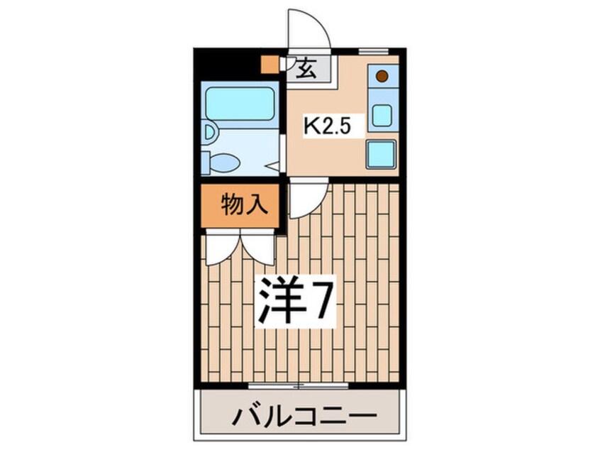 間取図 アサヒヤビルマンション