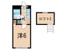 ゼルコバ 1Kの間取り