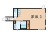 Maisoxia護国寺 1Rの間取り