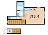 Maisoxia護国寺 1Rの間取り