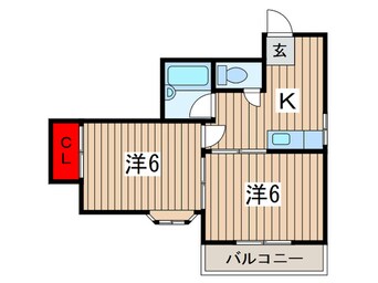 間取図 シティコーポ園生