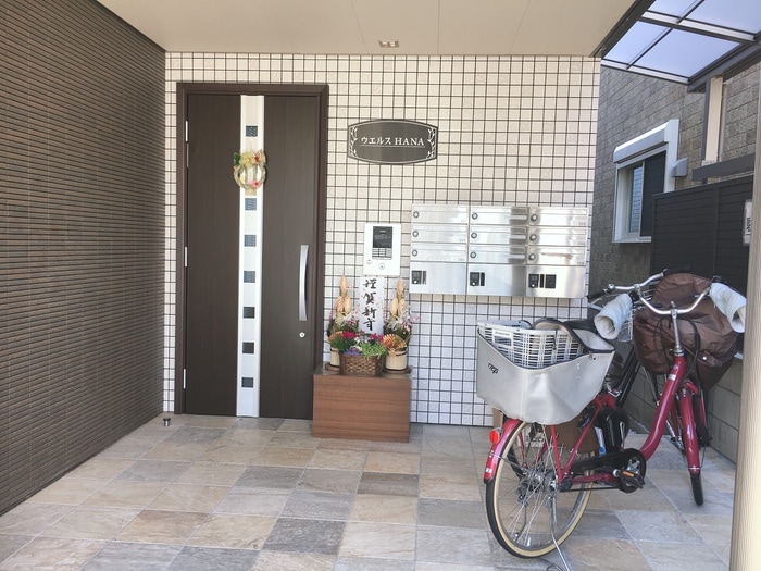 エントランス部分 ウエルスＨＡＮＡ