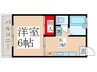 ヴィラロ－ゼひばりヶ丘 1Kの間取り