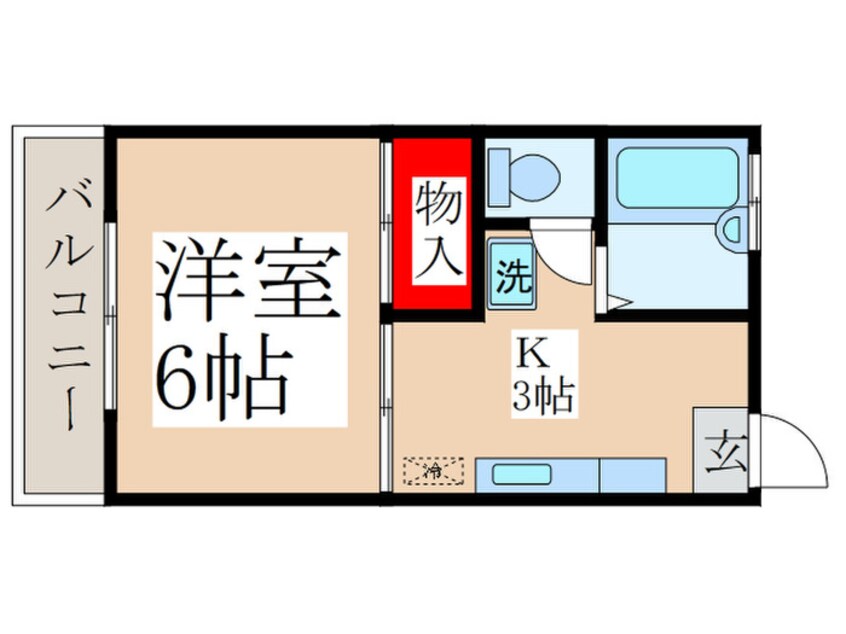 間取図 ヴィラロ－ゼひばりヶ丘