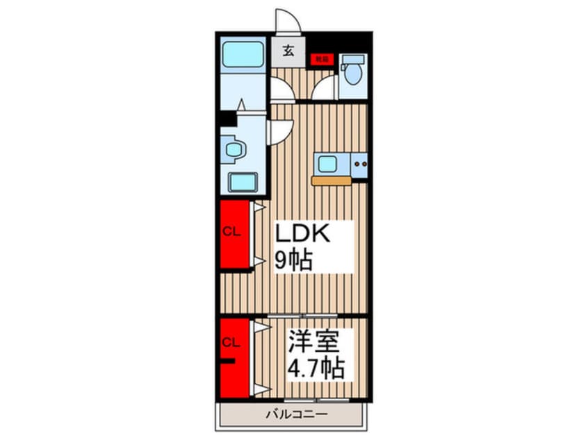 間取図 シェ・ルポン