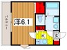 ALBA大和田　North 1Kの間取り