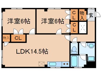 間取図 千都世ビル