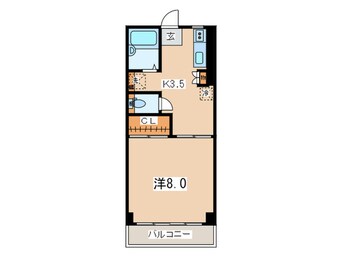 間取図 デュオ・コーポ