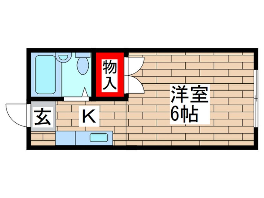 間取図 コーポイソザキ