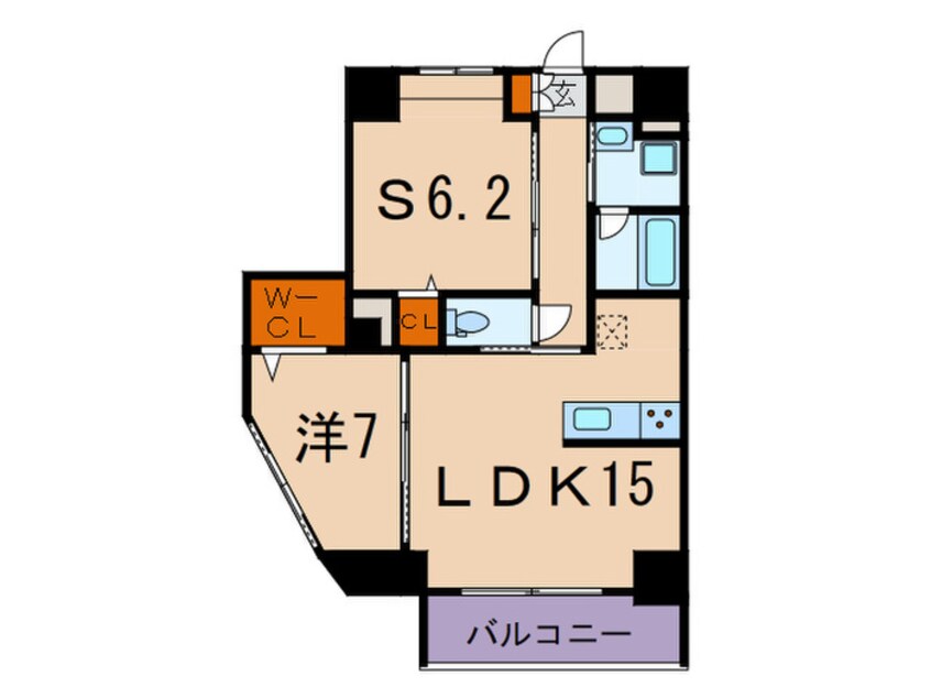 間取図 シャルマンミューズ