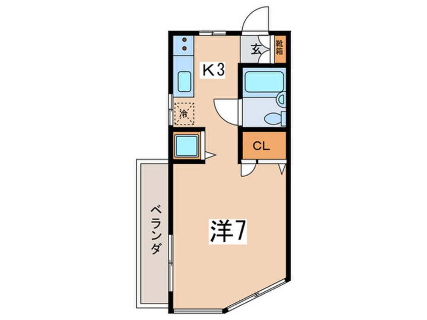 間取図 シャト－妙蓮寺