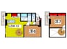 ＬＡＰＵＴＡ　Ⅱ 2LDKの間取り