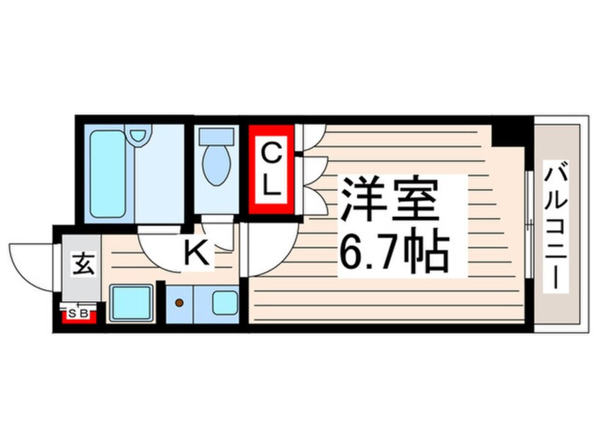 間取図 アミュ－ズＦハウス