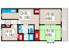 メゾンリビエ－ル 3DKの間取り
