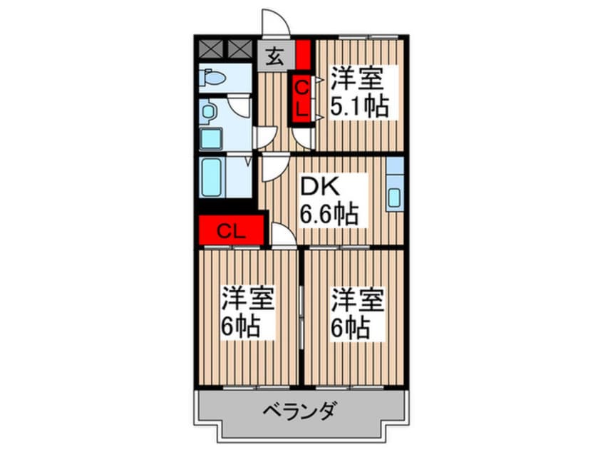 間取図 構マンション