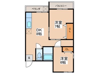 間取図 第5みのり荘