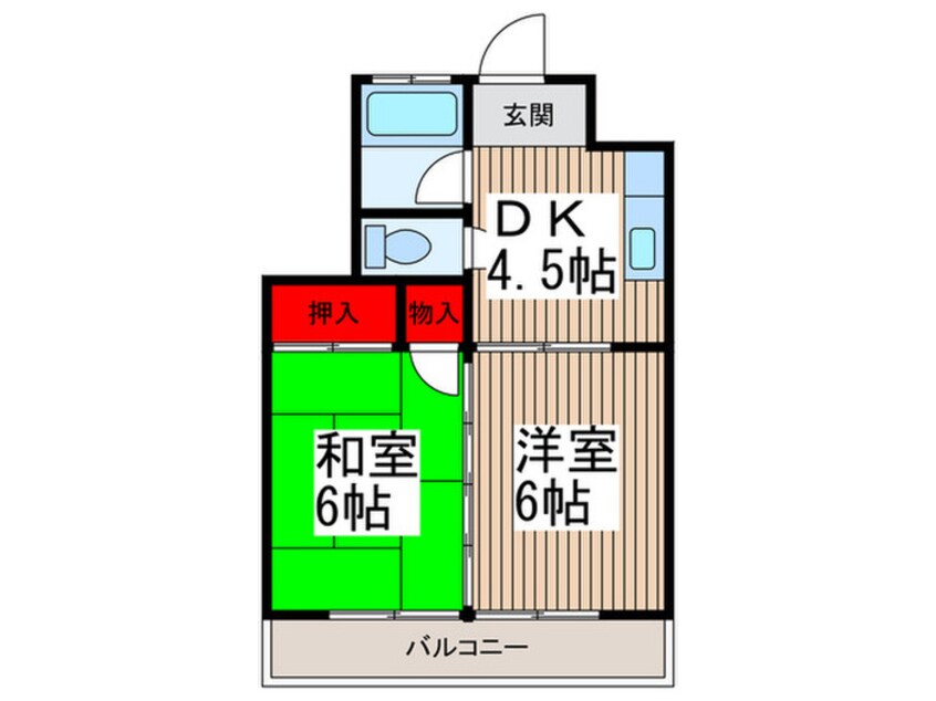 間取図 高橋コーポ