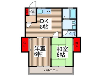 間取図 第２井上マンション付属２号棟