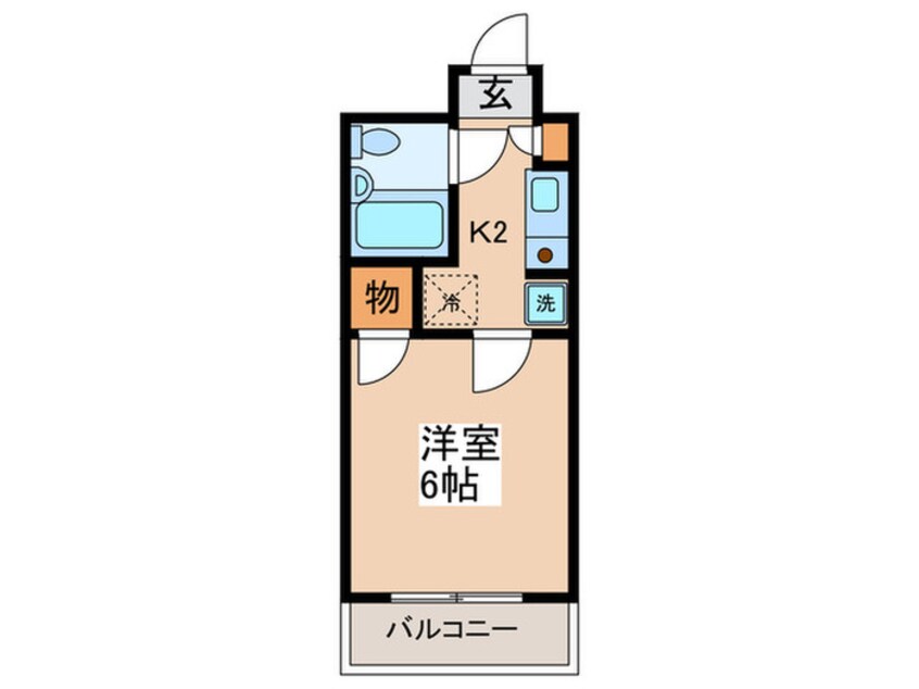 間取図 スカイプラザ松原