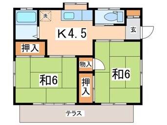 間取図 鈴木貸家１