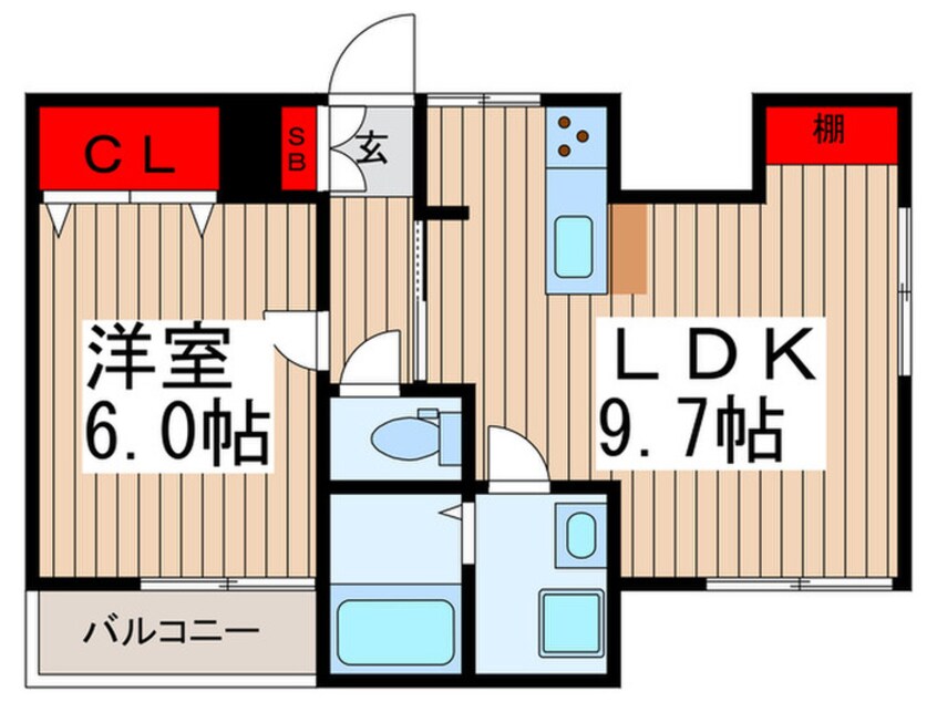 間取図 アルビオンカネコⅠ