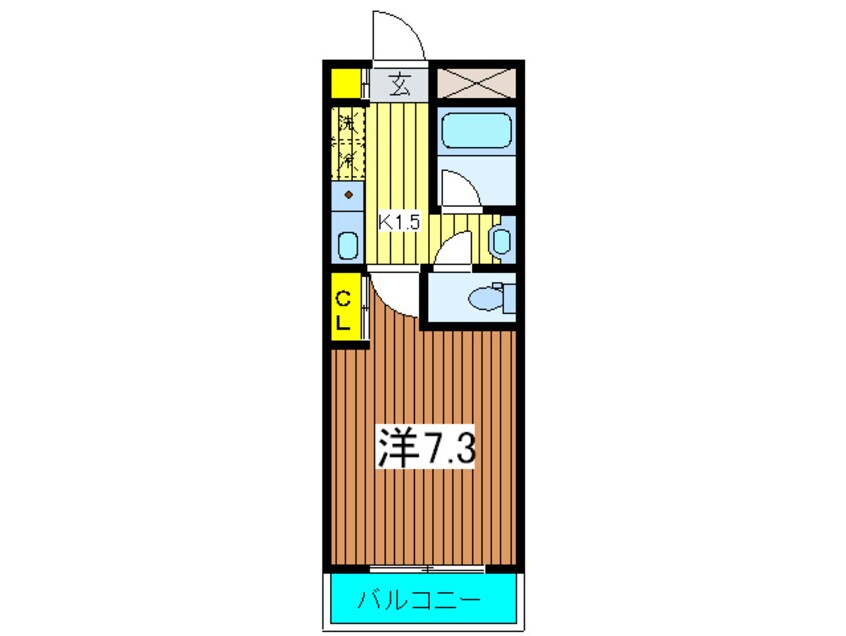 間取図 リヴェ－ルパルテノ