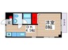 プランド－ル 1DKの間取り